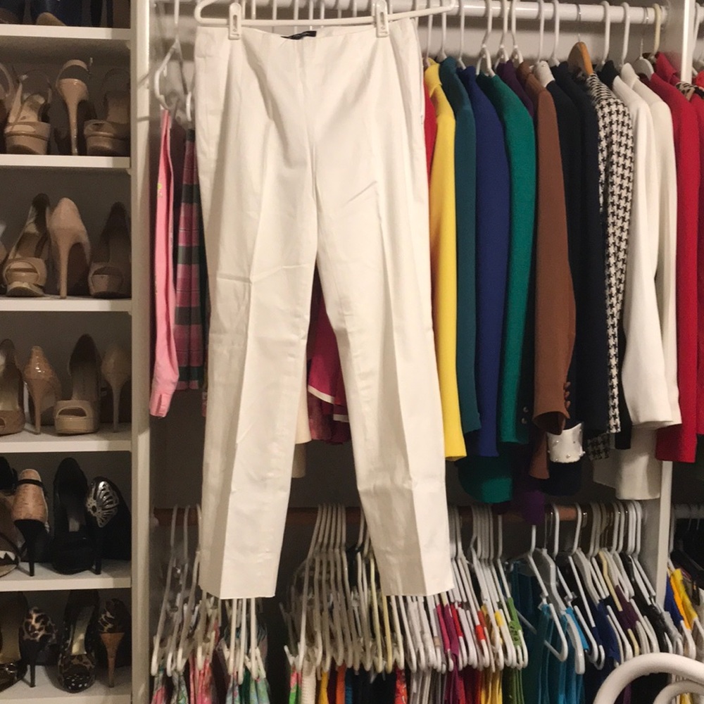 Brooks Brothers White classic slacks
